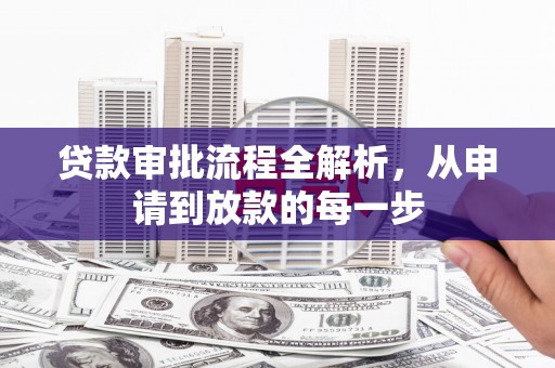 莱西贷款审批流程全解析，从申请到放款的每一步