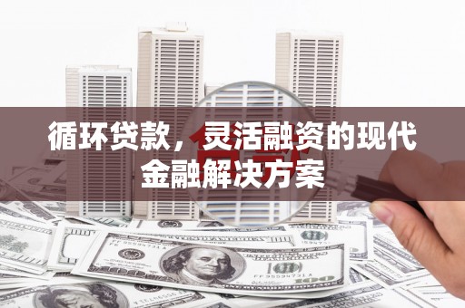 茄萣循环贷款，灵活融资的现代金融解决方案