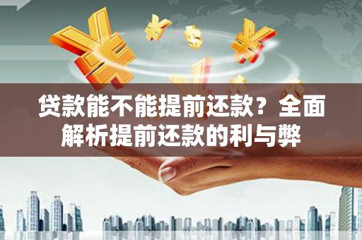 阿里山贷款能不能提前还款？全面解析提前还款的利与弊