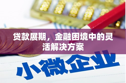 横山贷款展期，金融困境中的灵活解决方案