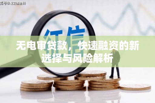 萍乡无电审贷款，快速融资的新选择与风险解析