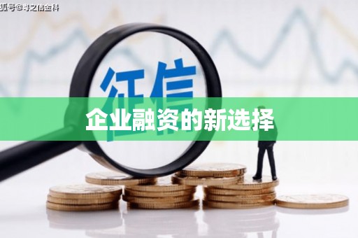 清城企业融资的新选择
