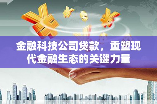 天河金融科技公司贷款，重塑现代金融生态的关键力量