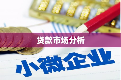 郸城贷款市场分析