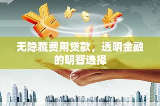 官渡无隐藏费用贷款，透明金融的明智选择