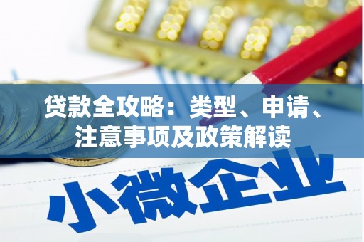 惠安贷款全攻略：类型、申请、注意事项及政策解读